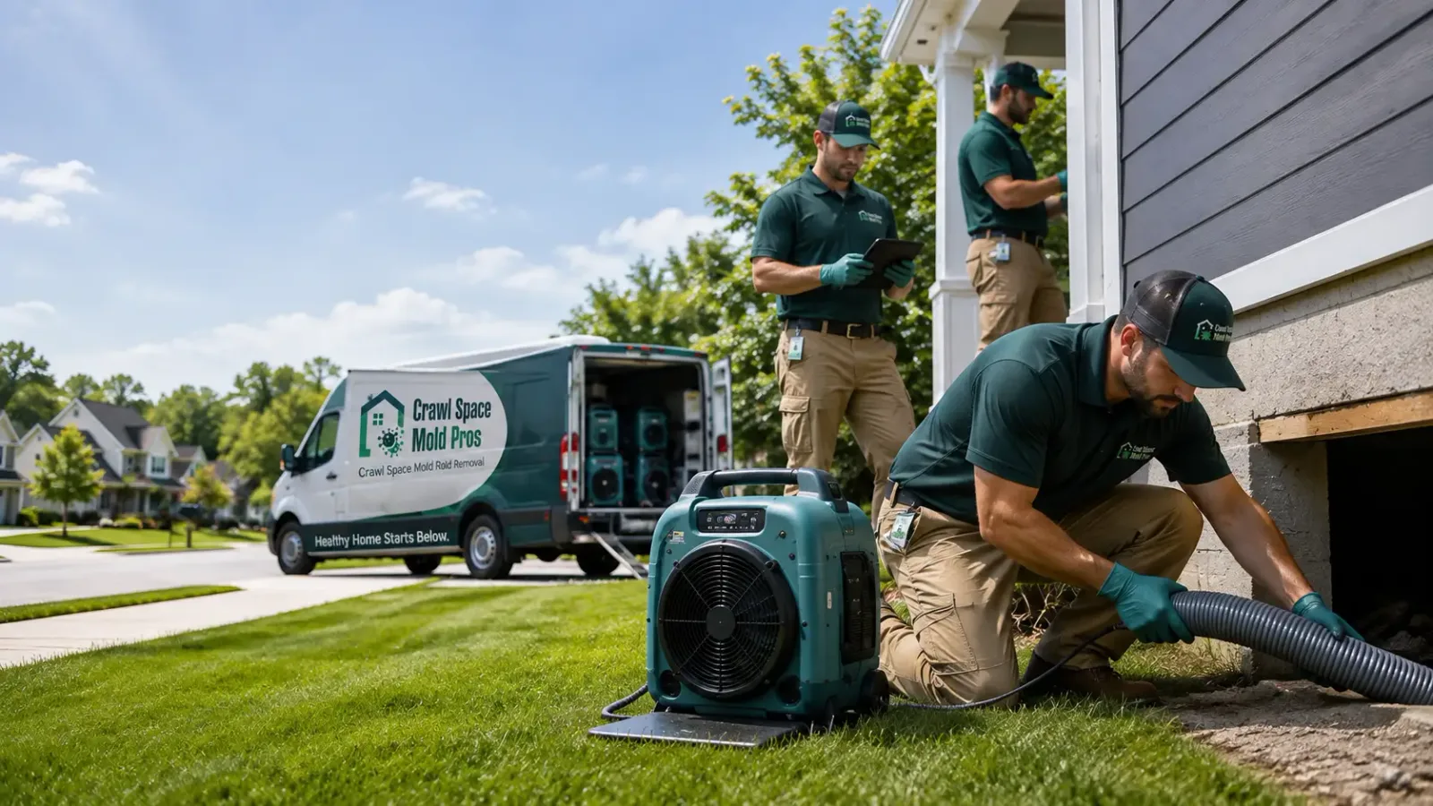 Crawl Space Mold Removal in Penokee, KS
